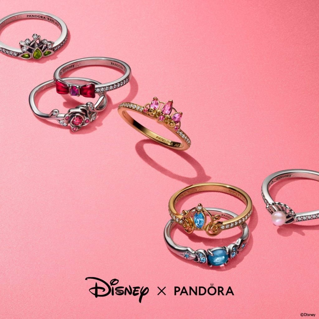 Not all princesses wear crowns. Some choose Disney x Pandora rings 💍.